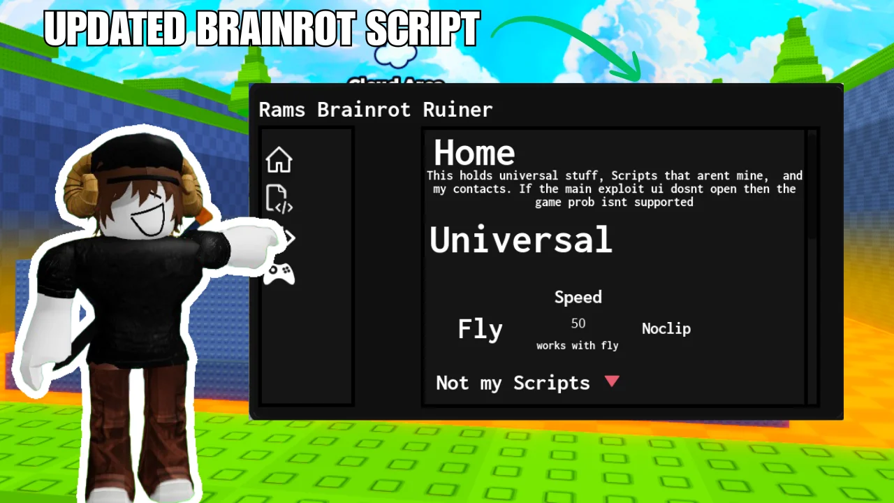 Steal a Brainrot Scripts for Delta Executor 69 Rams Brainrot Ruiner